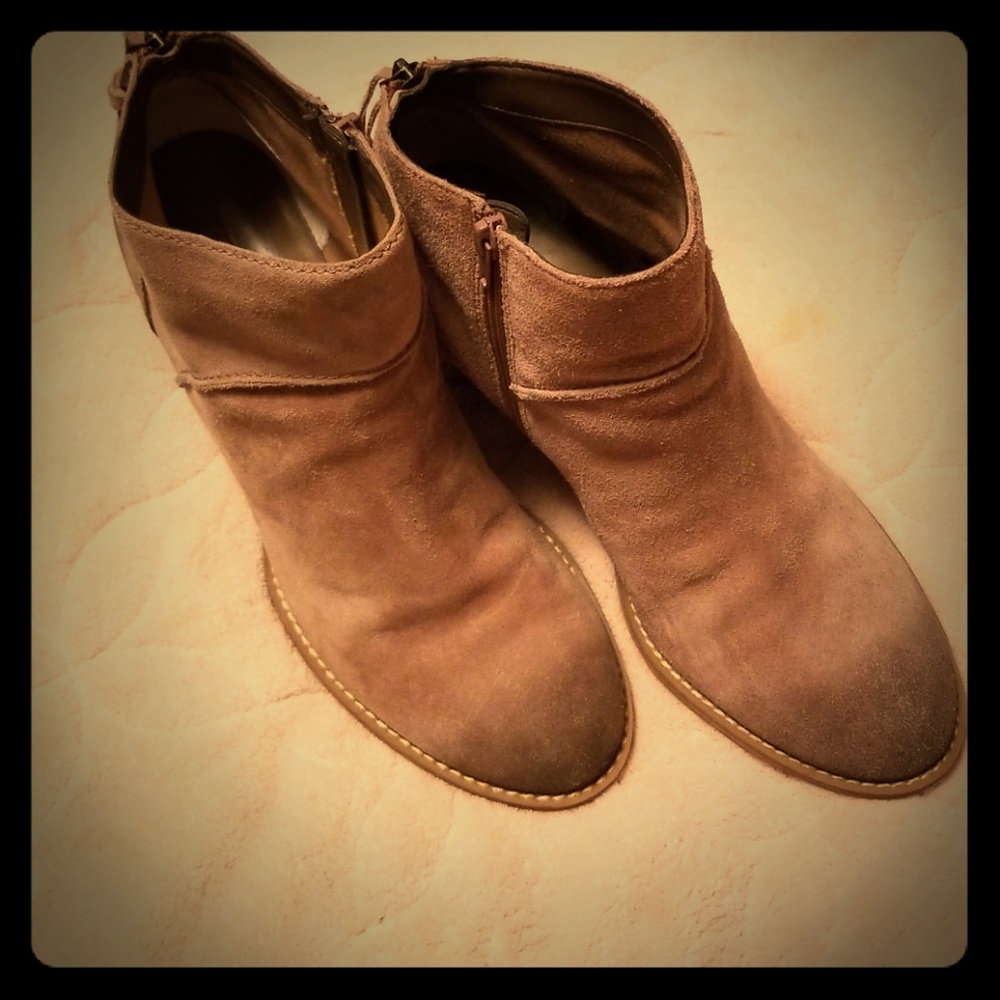 Tesori Mushroom Suede Bootie